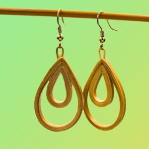 Twin Cascade Bamboo Earrings