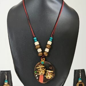 Dvi-Mukha Tribal Bamboo Necklace Set