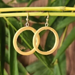Circle Reverie Bamboo Earrings