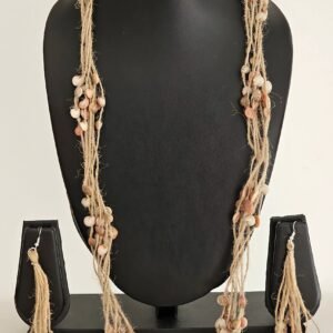Coastal Breeze Shell & Jute Necklace Set