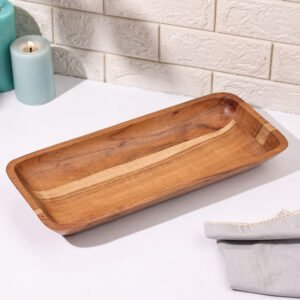 Wooden Rectangular Serving Tray
