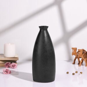 Black Ceramic Minimalist Vase