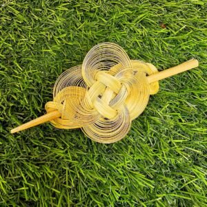 Handcrafted Bamboo Knot Hair Clutcher